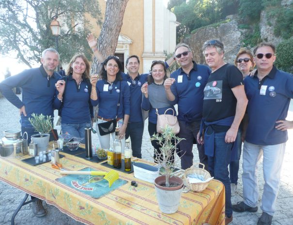 Atelier Bar à huiles d'olive à Eze village lors d'un rallye voiture